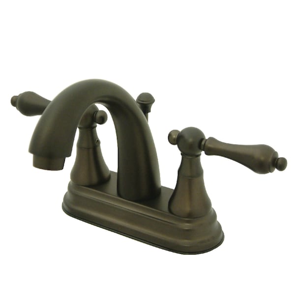 KS7615AL 4" Centerset Bathroom Faucet, Oil Rubbed Bronze